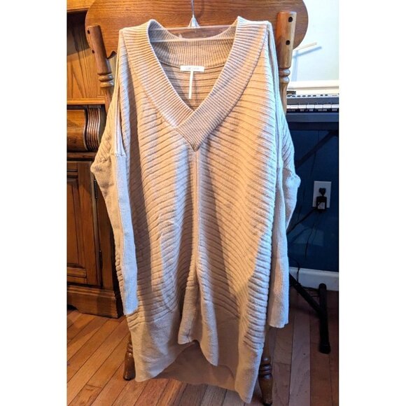 STITCHDROP V-neck Oversized Sweater Tunic Size S - So cozy! - Picture 2 of 6
